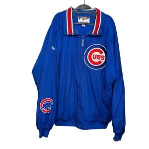 CHICAGO CUBS ON-FIELD Jacket Majestic Men's size 2XL Dugout 53157 Vintage